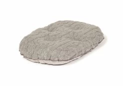 Danish Design Bobble Grey Pewter Quilted Dog Mattress