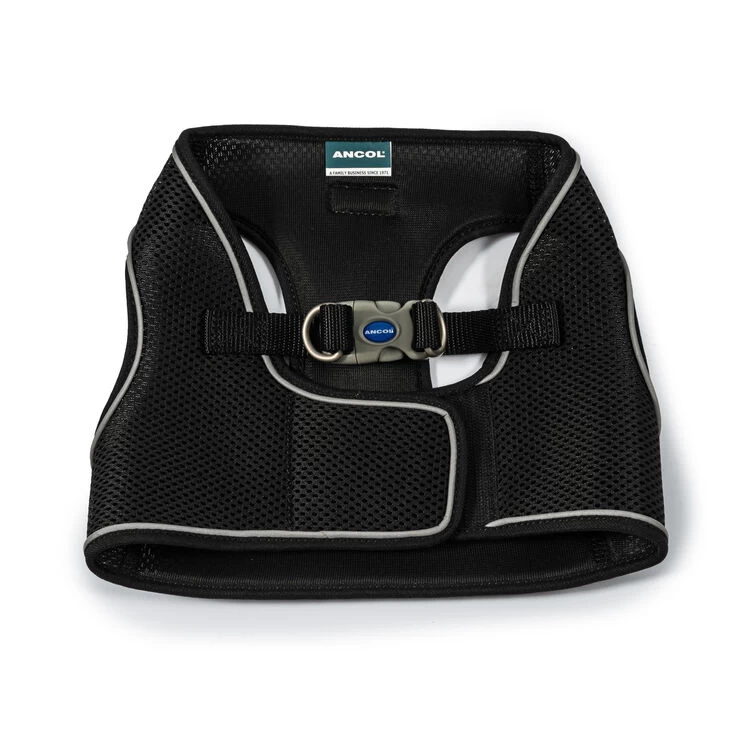 Ancol Step-in Mesh Dog Harness In Black - Image 2