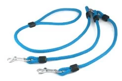 Outhwaites Rope Lead Coupler Blue 85cm X 9mm