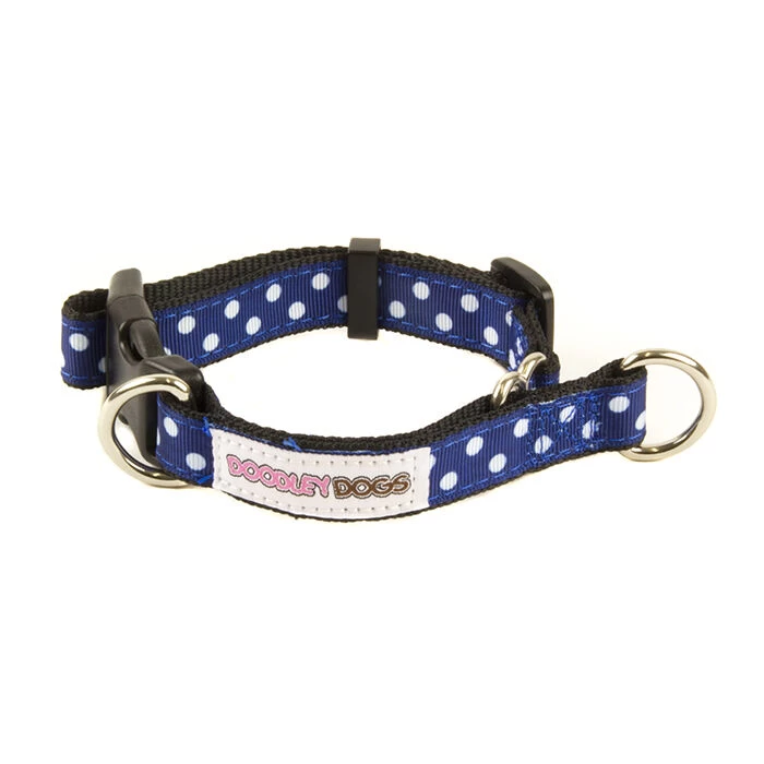 Great&Small Doodley Dogs Blue Ribbon Collar
