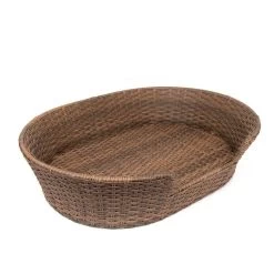 Great&Small Penrose Rattan Resin Wicker Pet Bed