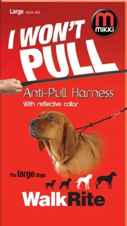 Mikki Reflective Walkrite Anti-Pull Harness