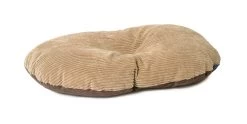 Sleepy Paws Brown Oval Cushion Timberwolf