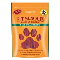 Pet Munchies Natural Dog Treat Duck Breast Fillets
