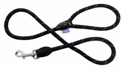 Dog & Co Mountain Rope Lead With Trigger Black/Grey 120cm