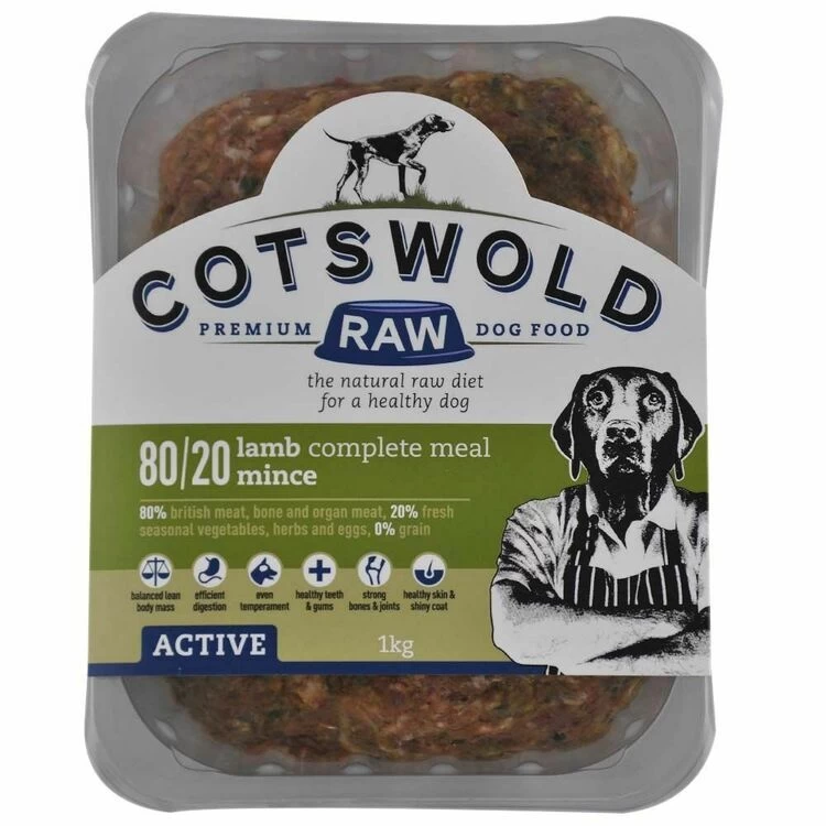 Cotswold Raw Active Mince Lamb Dog Food