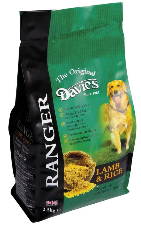 Davies Ranger Lamb & Rice Dog Food - Image 2