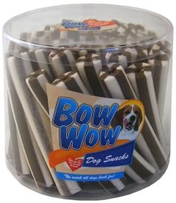 35 X Bow Wow Yum Yums Chicken Snacks 40g