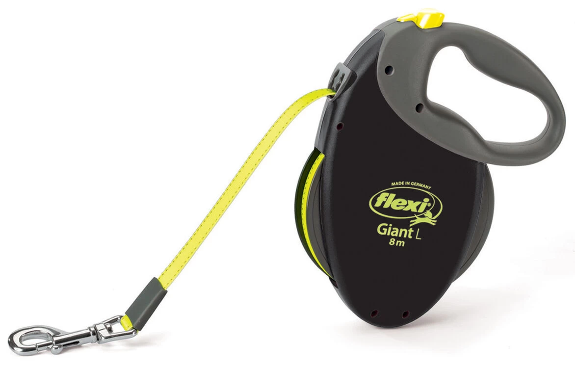 Flexi Giant Neon Hi Vis Extendable Tape Lead