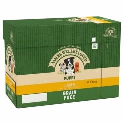 JAMES WELLBELOVED Grain Free Lamb Pouch Puppy 12x100g