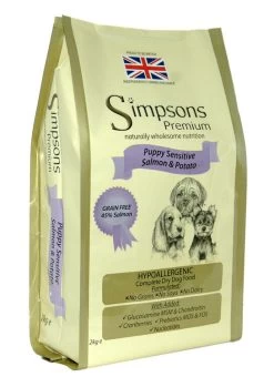 Simpsons Premium Puppy Sensitive Salmon & Potato Dog Food