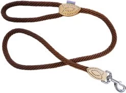 Dog & Co Supersoft Rope Trigger Lead Brown