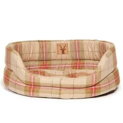 Danish Design Newton Tartan Moss Slumber Dog Bed