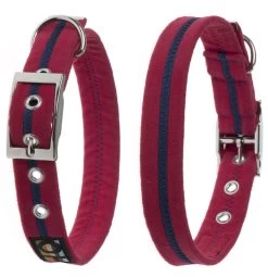 Oscar & Hooch Dog Collar Bold Red