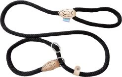Dog & Co Supersoft Rope Slip Lead Black