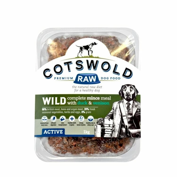 Cotswold Raw Wild Mince Venison & Duck Dog Food - Image 2