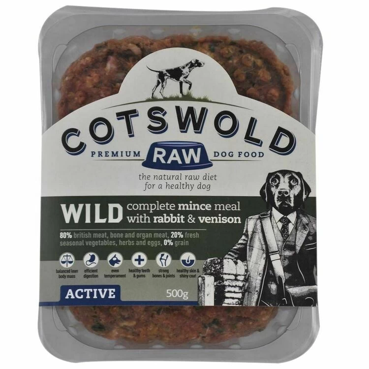 Cotswold Raw Wild Mince Venison & Rabbit Dog Food - Image 2