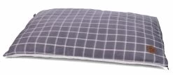 Petface Grey Window Pane Check Pillow Mattress