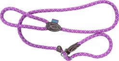 Dog & Co Mountain Rope Slip Lead Purple Mint & Grey 150cm