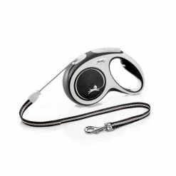 Flexi New Comfort Dog Lead Cord 5m Black