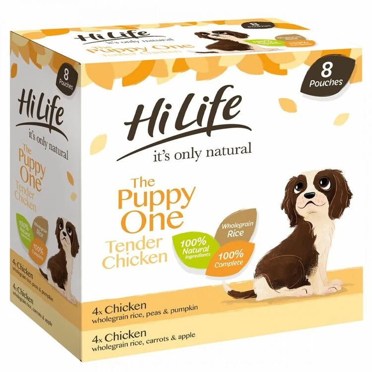 HiLife It’s Only Natural The Puppy One Complete Wet Dog Food Pouches - Image 2