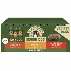 12 X James Wellbeloved Dog Food Senior Grain Free 400g Pack