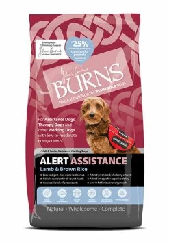 Burns Alert Adult Lamb & Brown Rice Assistance Dog Food