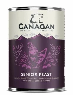 6 X 400g Canagan Senior Feast Chicken And Turkey Wet Dog Food