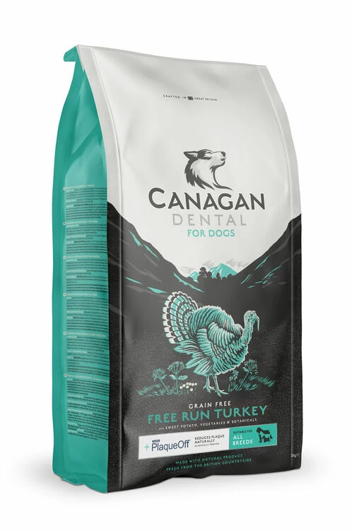 Canagan Dental Free Run Turkey Grain Free Dry Dog Food
