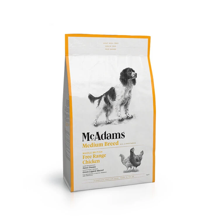 McAdams Free Range Chicken Medium Breed Dry Dog Food - Image 2