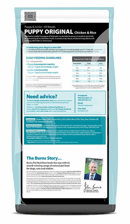 Burns Original Puppy Chicken & Rice - Image 6