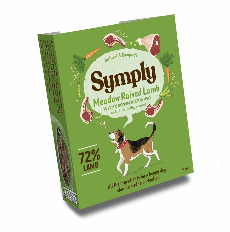 Symply Adult Meadow Raised Lamb, Brown Rice & Veg Wet Dog Food