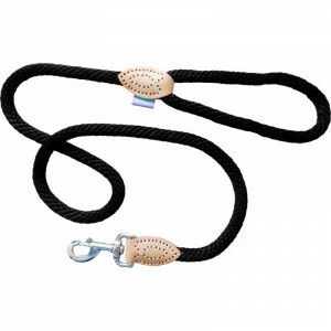 Dog & Co Supersoft Rope Trigger Lead Black