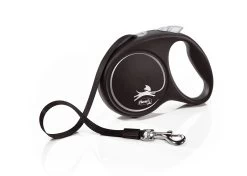 Flexi Black Design Dog Lead Tape 5m