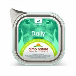 32 X Almo Nature Daily With Chicken And Peas 100g