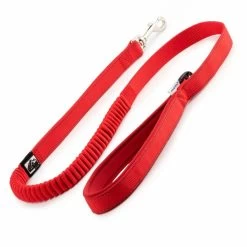Ancol Extreme Nylon Shock Absorb Dog Lead Red 120cm X 25mm