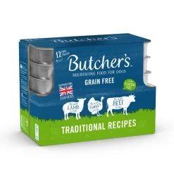 24 X 150g X Butcher's Grain Free Traditional Recipes Tray Dog Food