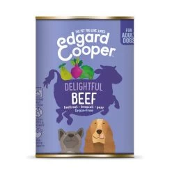 6 X Edgard & Cooper Dog Wet Tin Beef 400g