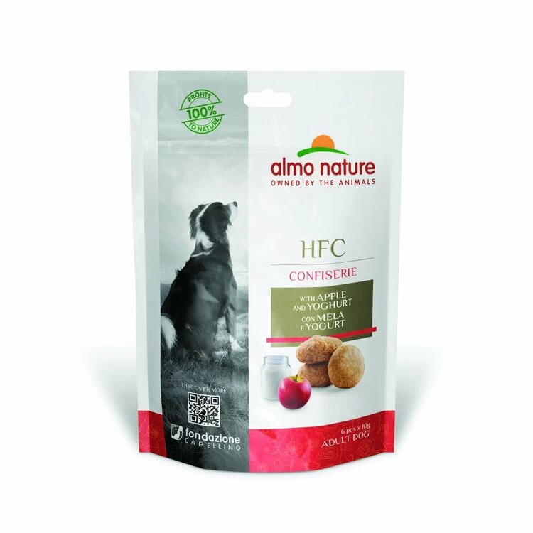 12 X 6 Almo Nature HFC Confiserie With Apple & Yogurt 10g
