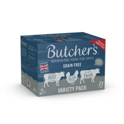 24 X 400g Butcher's Tripe Loaf Dog Food Variety Pack Dog Food