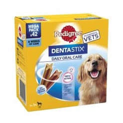 Pedigree Dentastix Daily Dental Chews Large Dog Sticks (42 Pack)
