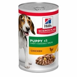 12 X Hill's Science Plan Puppy Food With Chicken Can 370g
