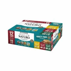 12 X Naturo Adult Variety Pack With Rice Tray 400g