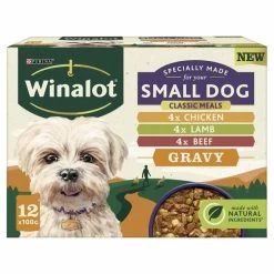Winalot Small Breed Wet Dog Food Pouches Mixed In Gravy