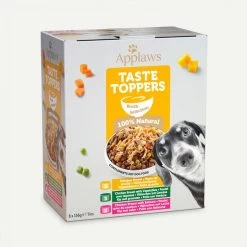 24 X Applaws Taste Toppers Natural Wet Dog Food Broth Selection Pouch Multipack 85g