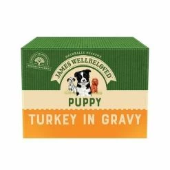 10 X James Wellbeloved Puppy Food Pouches - Turkey 150g