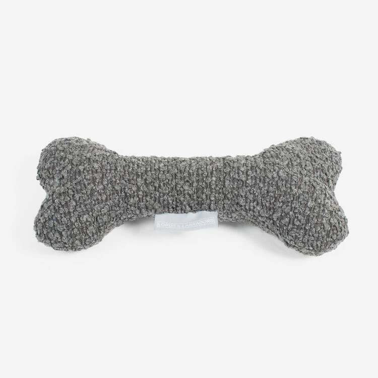 Lords & Labradors Boucle Dog Bone Toy Granite