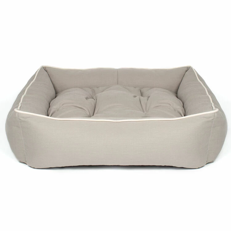 Lords & Labradors Savanna Dog Box Bed Stone