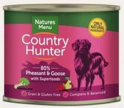 Country Hunter Pheasant & Goose Wet Dog Food Can