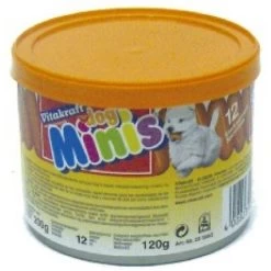 24 X Vitakraft Dog Minis Sausage Treats 120g